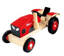 Traktor Zetor s vlekem dřevo 36cm v krabici 42x12,5x13cm