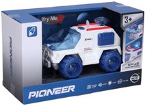 Letadlo osobní bílo-modré na setrvačník na baterie Světlo Zvuk