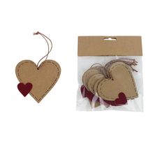 Jmenovka na dárek, 6 ks A0249 - 7.5 × 7,5 × 0.2 cm