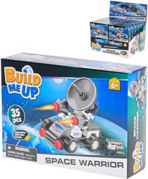 Stavebnice BuildMeUP Space Warrior 30-35 dílků 4 druhy plast