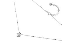 Náhrdelník z nerezové oceli srdce