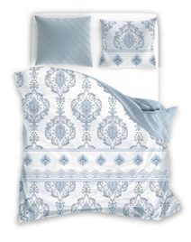FARO Francouzské povlečení bavlněný satén Ornamenty Bavlna - Satén, 220/200, 2x70/80 cm