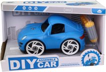 Auto sportovní na šroubování set s nástrojem k sestavení 2 barvy plast