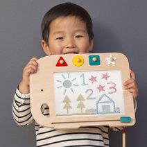 Bigjigs Toys Dřevěné hračky - Čajová sada v piknikovém koši