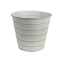 Květináč plechový K3418/2 - dia 14 × 12 cm