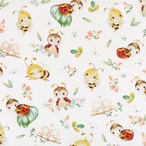 Látka - Bavlna Zelená,Červená,Bílá 48/022 šířka 160 cm