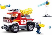 SLUBAN Girls Dream Mobilní pizza stánek 156 dílků + 1 figurka STAVEBNICE