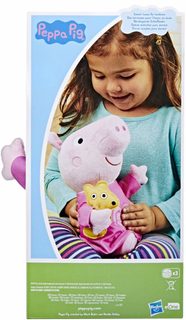 HASBRO Prasátko Peppa Pig usínáček zpívající na baterie Zvuk PLYŠ