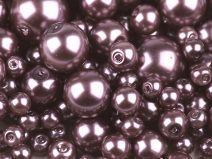 Skleněné voskové perly mix velikostí Ø4-12 mm 50g
