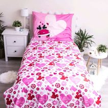 Povlečení Mickey a Minnie Love micro Polyester - mikrovlákno, 140/200, 70/90 cm