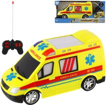 RC Auto ambulance 20cm sanitka na vysílačku 27MHz na baterie Světlo