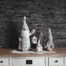 Domek na svíčku, S/3 K3680-01 - sada 3ks až 38cm