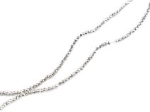 Akrylové korálky ploškované Metalic Ø2 mm