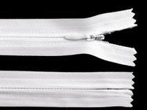 Skrytý Zip - Šíře 3 mm, Délka 18 cm - Nedělitelný