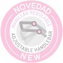 Kočárek golfové hole červené puntíkované pro panenku miminko kov v sáčku