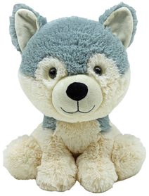 PLYŠ Pes Husky 30cm sedící *PLYŠOVÉ HRAČKY*