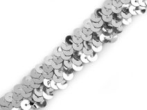 Flitrový prýmek šíře 20 mm elastický METRÁŽ