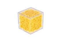 Hlavolam ježek v kleci kovový chromovaný 4x7cm