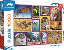 TREFL PUZZLE Animal Planet Divoká příroda 68x48cm skládačka 1000 dílků