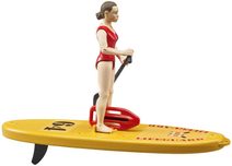 BRUDER 62785 Záchranný vodní set plavčík s paddleboardem