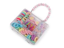 Mini gumičky a sponky do vlasů v boxu