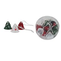 Zvoneček k zavěšení, 12 ks K4381 - 8 × 8 × 3 cm