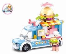 SLUBAN Mini Handcraft Studentský pokoj 216 dílků + 1 figurka STAVEBNICE