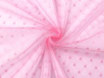 Tyl jemně pružný s puntíky