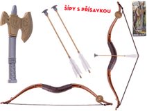 Rytířská sada velká dětská meč se štítem helmou a brněním plast