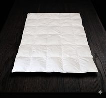 Péřová prošívaná přikrývka COMFORT - bílá 140x200 cm