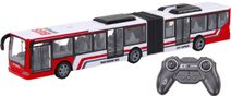 RC kloubový autobus MHD (USB, světlo, baterie; 2 barvy)