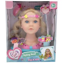 KLEIN Princess Coralie - Hlava Česací Kadeřnický Set - V Krabici s Doplňky