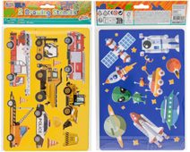 Set auto Volvo V70 + karavan 30cm model kovový zpětný chod v krabici