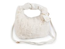 Kožešinová kabelka 24x21 cm