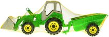 Auto Truxx traktor nakladač s figurkou plast 35cm 24m+