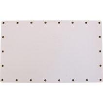 sololak bílý obd.18x11cm s otvory - 18x11 cm