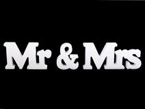3D dekorace Mr a Mrs