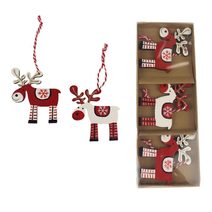 Sob k zavěšení, 3 ks D4648 - 6,5 x 0,5 x 7,5 cm