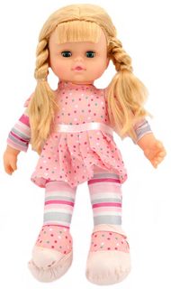 Panenka Ovocněnka 40cm s copánky s čepečkem