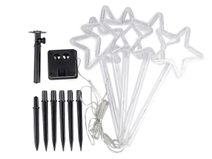 Vánoční solární svítidlo se zápichem stromečky, hvězdy, vločky