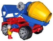 LUCY AND LEO DŘEVO Můj první kamion herní set dopravní prostředky 4 díly