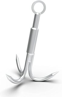 Nerezový hák na magnet fishing a outdoor aktivity