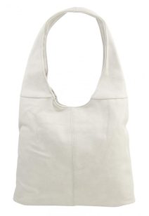 Dámská shopper kabelka přes rameno světle krémová