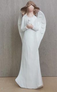 Anděl dekorační X2955-01 - 6,5 x 4 x 15 cm