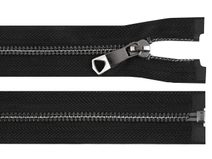 Kovový zip No 5 délka 70 cm s ozdobným jezdcem