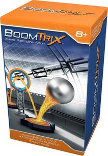 BoomTrix Set kaskadérský kruh s trampolínou doplněk ke kuličkové dráze