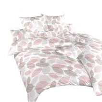 Povlečení flanel Podzim hnědý 200x220, 2x70x90 cm
