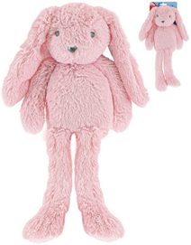 PLYŠ Zajíček růžový 30cm dlouhé nohy Mini Club *PLYŠOVÉ HRAČKY*