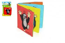 Knížka Krtek textilní šustící rozkládací 10x10cm na kartě 0+