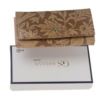 Gregorio Kožená černá dámská peněženka s motýly v dárkové krabičce